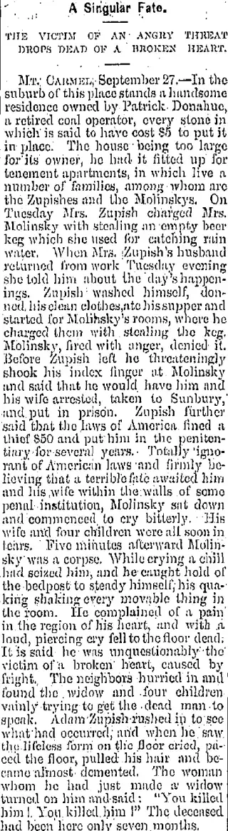 other Newspaper clipping from Oct 5, 1883 5934041