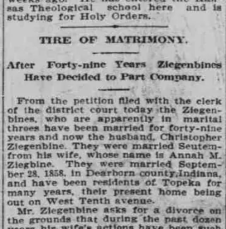Divorce Newspaper clipping from Aug 10, 1907 5934123