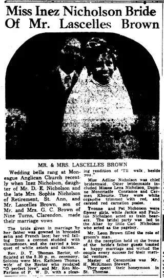 Marriage Newspaper clipping from Sep 12, 1949 5934184