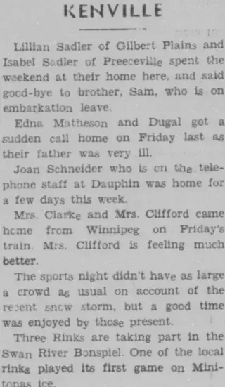 General news Newspaper clipping from Mar 9, 1944 5934720