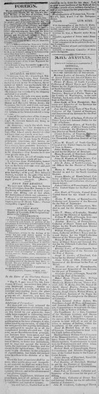 other Newspaper clipping from Nov 21, 1817 5934819