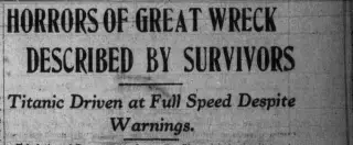 other Newspaper clipping from Apr 20, 1912 5934930