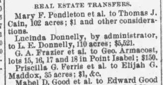 other Newspaper clipping from Nov 24, 1909 5935005