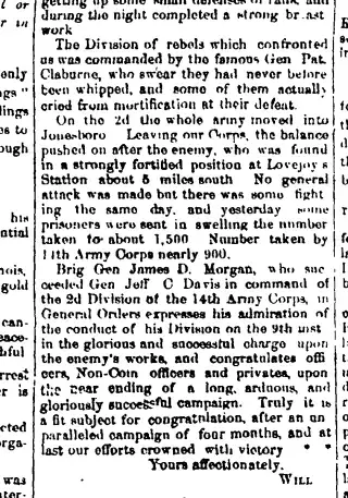 other Newspaper clipping from Oct 15, 1864 5935387