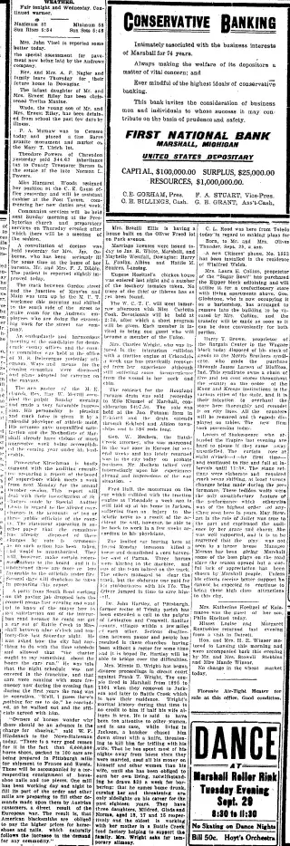 Marriage Newspaper clipping from Sep 29, 1914 5936145
