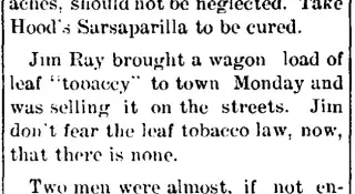 other Newspaper clipping from Aug 10, 1894 5936194