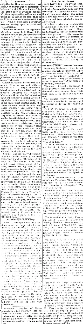 other Newspaper clipping from Mar 12, 1896 5936223