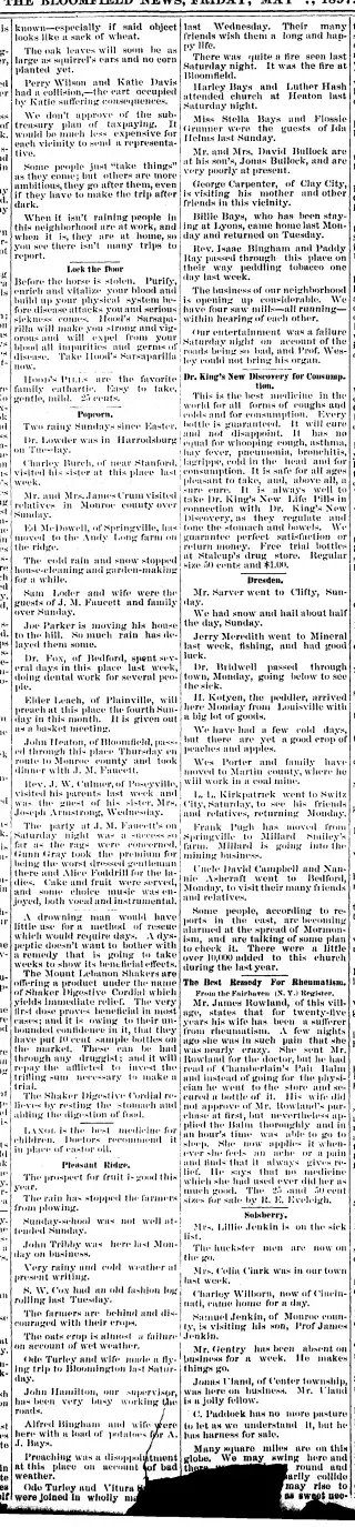 other Newspaper clipping from May 7, 1897 5936232