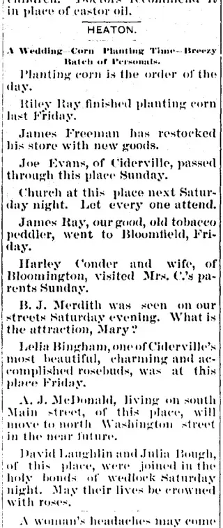 other Newspaper clipping from May 14, 1897 5936236