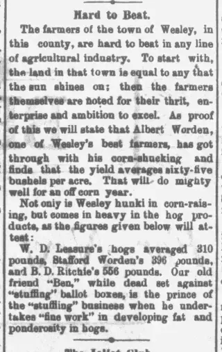 other Newspaper clipping from Dec 6, 1885 5936249