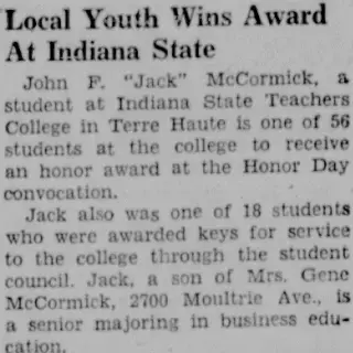 other Newspaper clipping from May 26, 1952 5936296