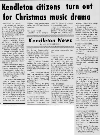 other Newspaper clipping from Dec 24, 1970 5936477