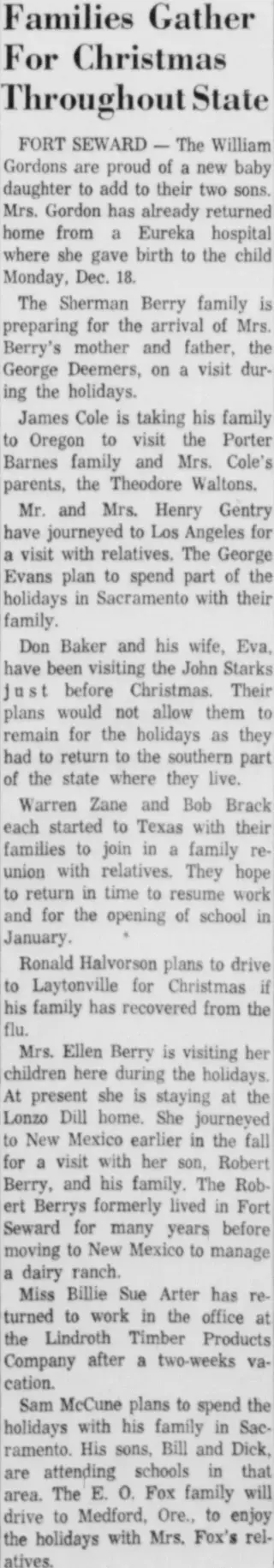 other Newspaper clipping from Dec 26, 1961 5936478