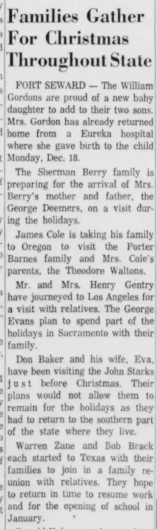 other Newspaper clipping from Dec 26, 1961 5936483