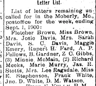 other Newspaper clipping from Sep 11, 1900 5936517