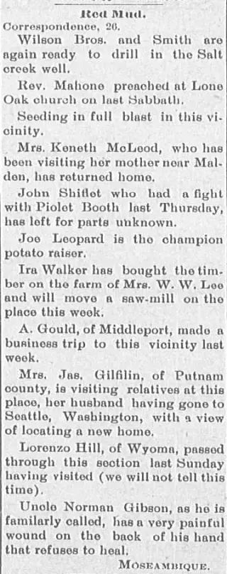other Newspaper clipping from Oct 4, 1899 5936861