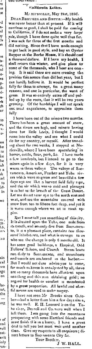other Newspaper clipping from Aug 6, 1850 5937215