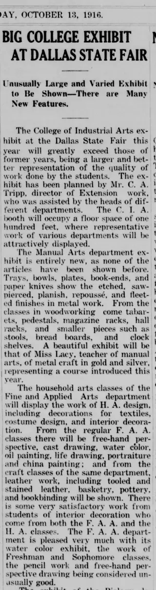 other Newspaper clipping from Oct 13, 1916 5938090