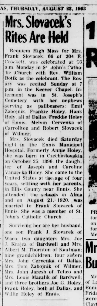 other Newspaper clipping from Aug 22, 1963 5938964