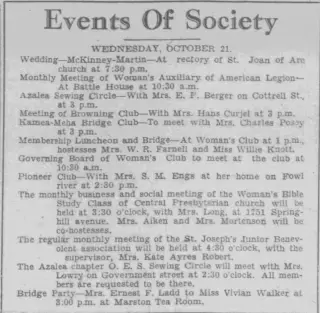 other Newspaper clipping from Oct 20, 1931 5939087