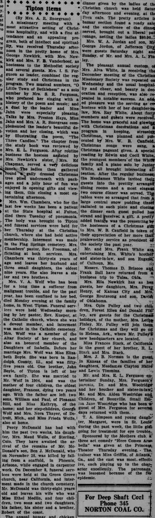 other Newspaper clipping from Dec 16, 1928 5939346
