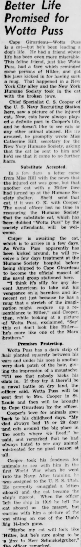 other Newspaper clipping from Dec 4, 1942 5939531