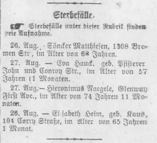 other Newspaper clipping from Aug 28, 1895 5939808