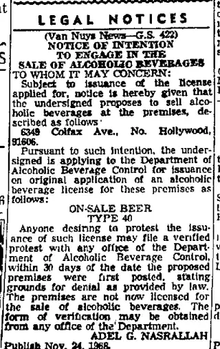 other Newspaper clipping from Nov 24, 1968 5939926