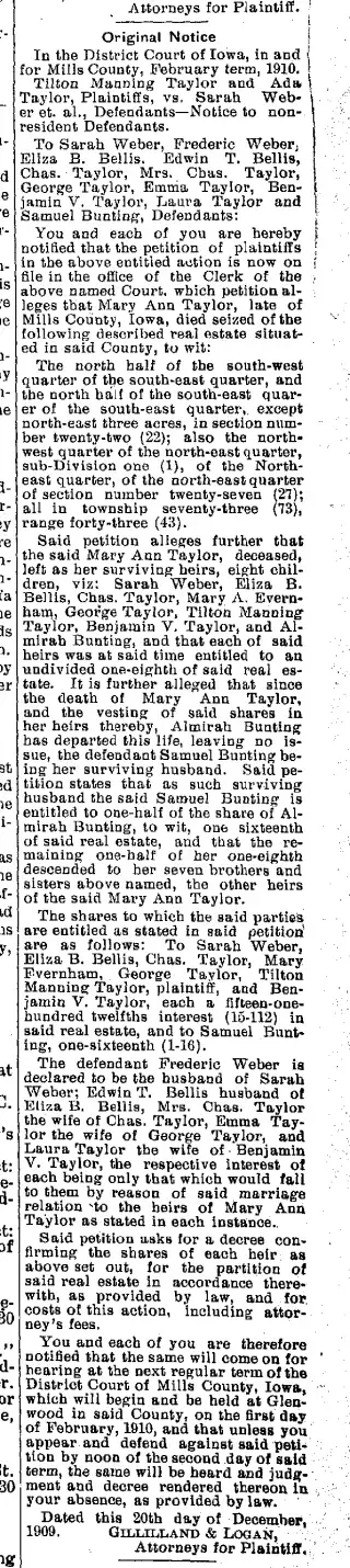 other Newspaper clipping from Dec 31, 1909 5940103