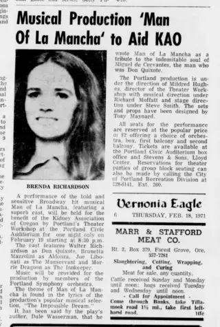 other Newspaper clipping from Feb 18, 1971 5941134