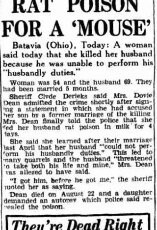 Crime Newspaper clipping from Sep 13, 1952 5941169