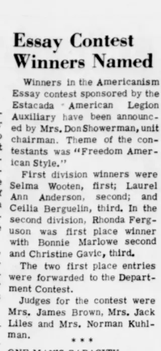 other Newspaper clipping from Apr 1, 1965 5941179
