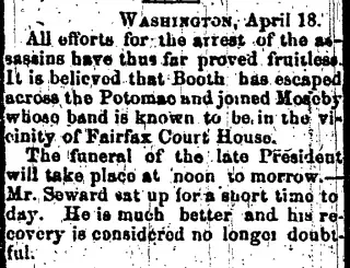 other Newspaper clipping from Apr 19, 1865 5941410