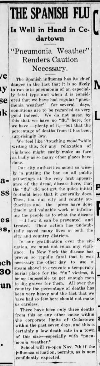 other Newspaper clipping from Oct 31, 1918 5941711