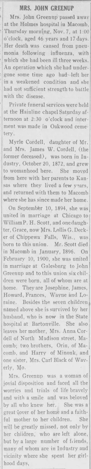 other Newspaper clipping from Nov 14, 1918 5941975