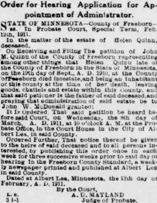 other Newspaper clipping from Feb 22, 1911 5942236