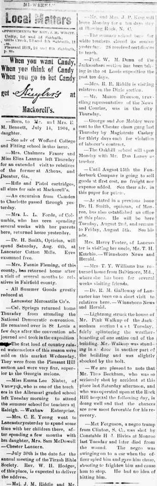 other Newspaper clipping from Jul 16, 1904 5942716