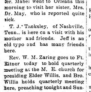 other Newspaper clipping from Apr 14, 1899 5942756