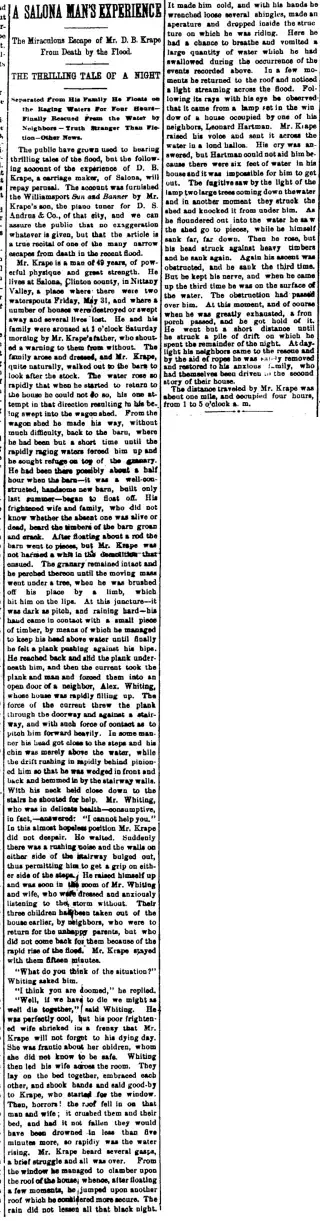 other Newspaper clipping from Jun 14, 1889 5943006