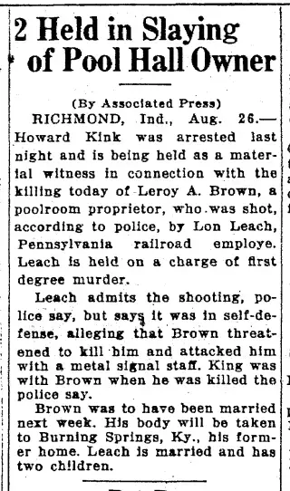other Newspaper clipping from Aug 27, 1921 5943123