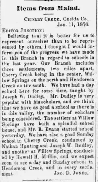other Newspaper clipping from Jan 19, 1876 5943131