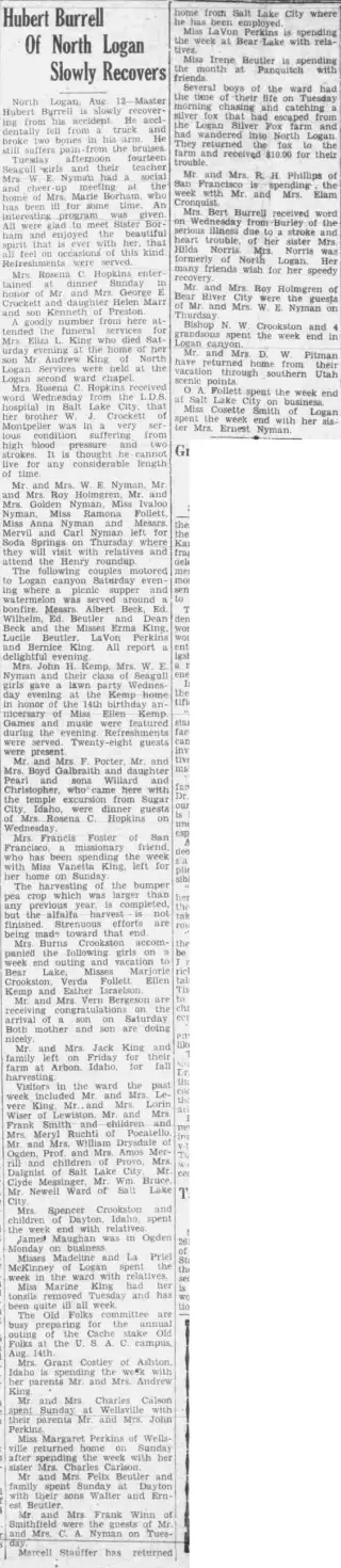 other Newspaper clipping from Aug 12, 1929 5943314