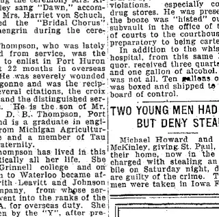 Marriage Newspaper clipping from Nov 25, 1919 5943639