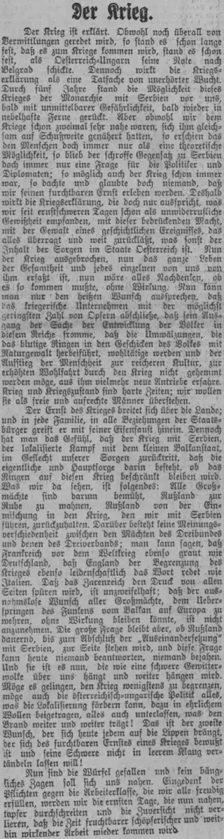 other Newspaper clipping from Jul 29, 1914 5943640
