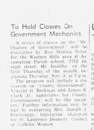 other Newspaper clipping from Oct 27, 1960 5943798