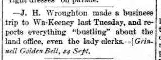 other Newspaper clipping from Oct 1, 1887 5944582