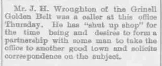 other Newspaper clipping from Jan 25, 1889 5944631
