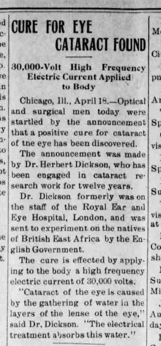 other Newspaper clipping from Apr 25, 1913 5944846