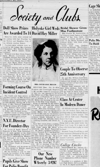 other Newspaper clipping from Jan 26, 1950 5944908