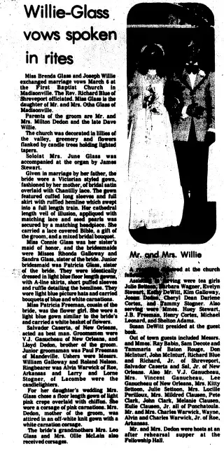 Marriage Newspaper clipping from Mar 31, 1976 5945392